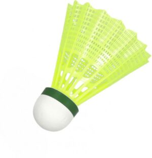 Bedmintonové košíky MAVIS 350 žlté plastové pomalá rýchlosť