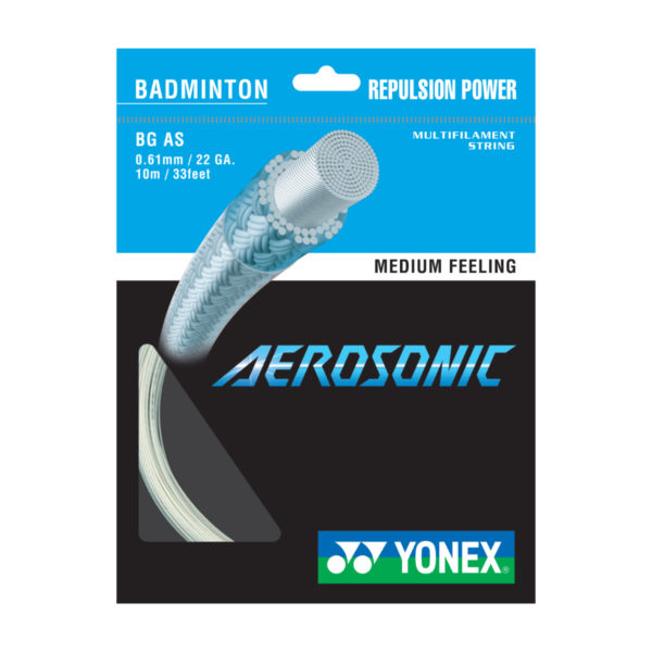 Bedmintonový výplet BG AEROSONIC white 10m