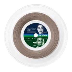 Tenisový výplet POLY TOUR PRO 1.25 Warm Gray 200m